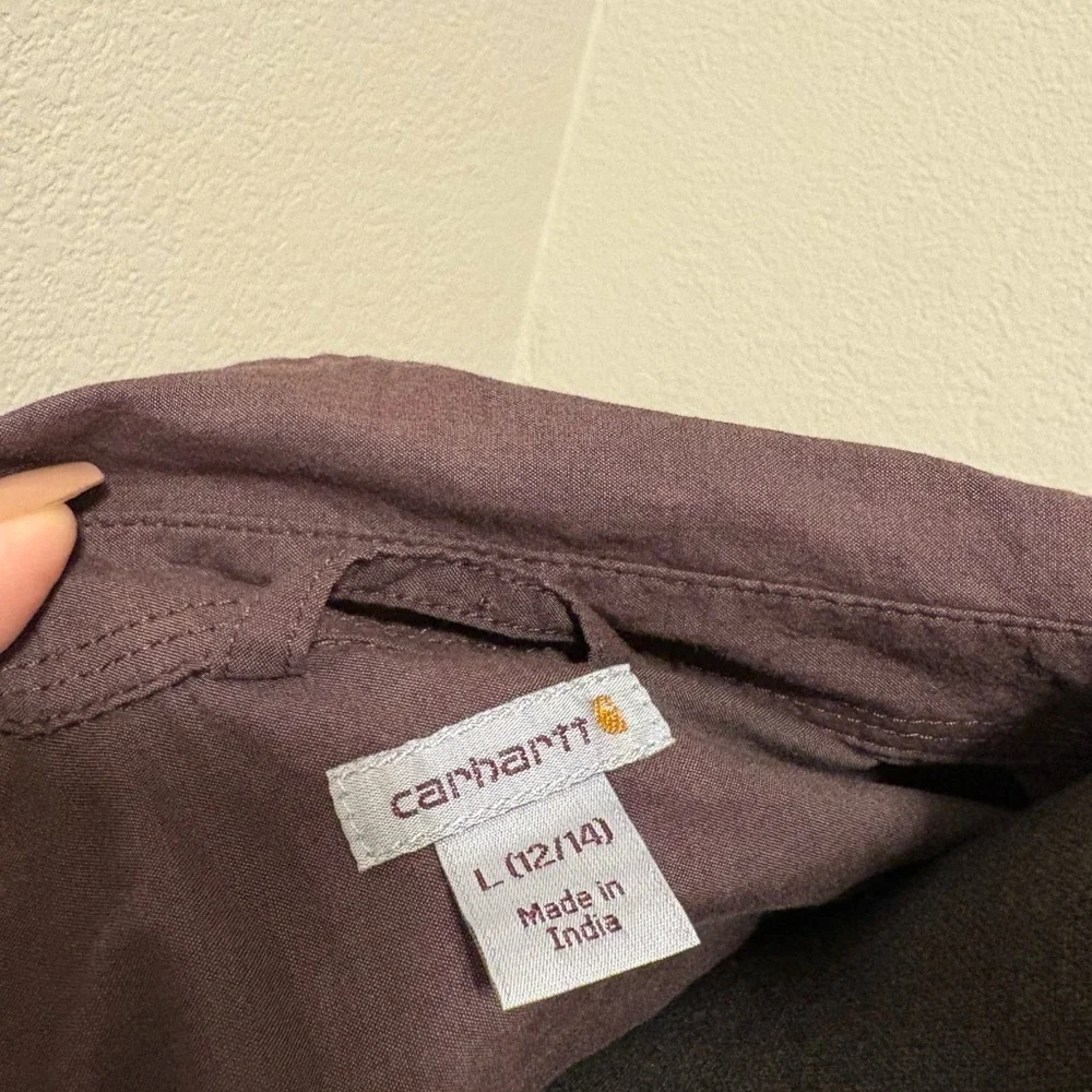 Carhartt Women's Rugged Flex Bozeman Long-Sleeve Work Shirt Size Large